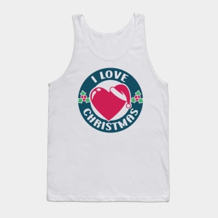 Best Gift for Merry X-Mas - I Love Christmas Tank Top